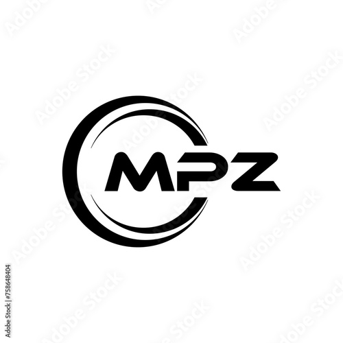 MPZ Logo Design, Inspiration for a Unique Identity. Modern Elegance and Creative Design. Watermark Your Success with the Striking this Logo.