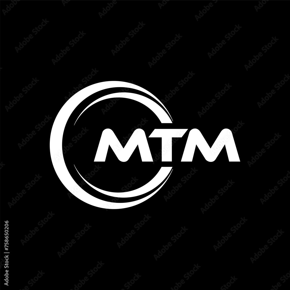 MTM Logo Design, Inspiration for a Unique Identity. Modern Elegance and Creative Design. Watermark Your Success with the Striking this Logo.