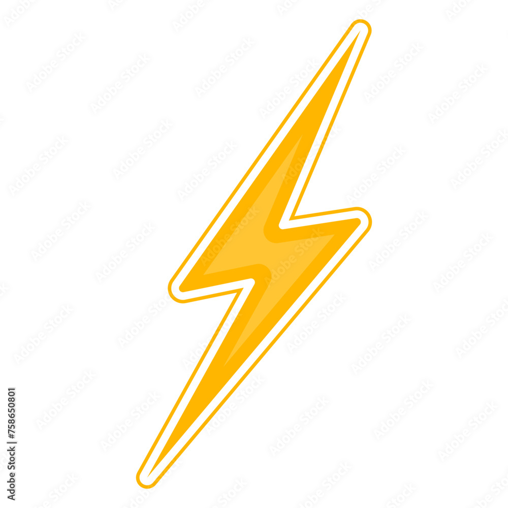 Thunderbolt Lightning Element Vector Thunderbolt Lightning Element Vector