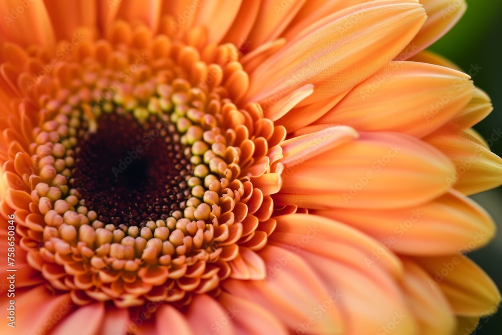 Beautiful Gerbera Flower Closeup Beautiful Gerbera Flower Closeup