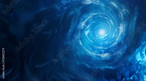 abstract swirling vortex technology background