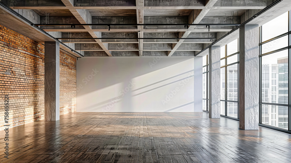 Minimalist and Bright Interior Space with Modern Design Elements, Showcasing Clean Lines and Open Spaces for Versatile Urban Living or Commercial Use Minimalist and Bright Interior Space with Modern Design Elements, Showcasing Clean Lines and Open Spaces for Versatile Urban Living or Commercial Use