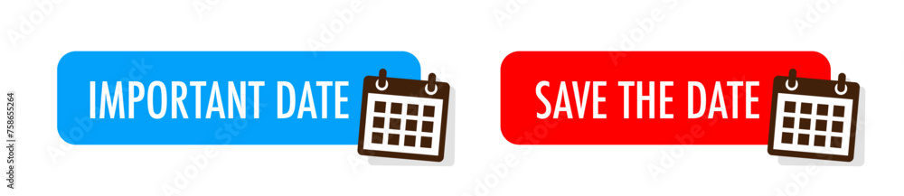 Important date / Save the date Important date / Save the date