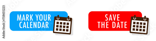 Mark you calendar / Save the date