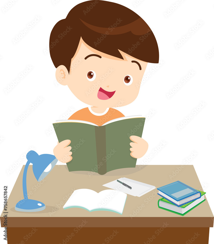kid learning doing homework read and writing on desk kid learning doing homework read and writing on desk
