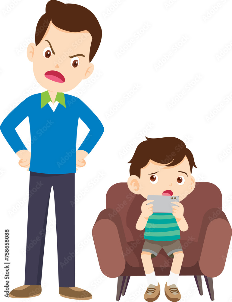 parent angry scold to kid addicted mobile phone parent angry scold to kid addicted mobile phone