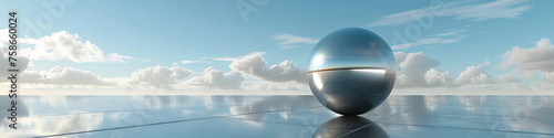 AI art, transparent sphere background