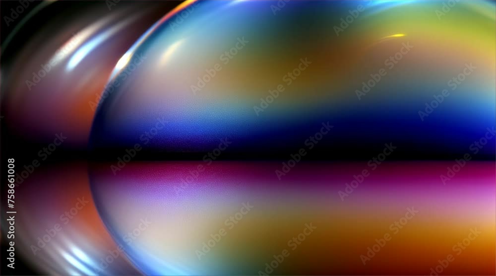 A colorful reflection of a sphere in a body of water. The sphere is surrounded by a rainbow of colors, creating a sense of depth and movement. The water appears to be calm and still A colorful reflection of a sphere in a body of water. The sphere is surrounded by a rainbow of colors, creating a sense of depth and movement. The water appears to be calm and still