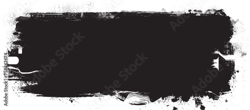 Glitch distorted grange shape . Noise grungy logo . Trendy defect error shapes . Glitched frame .Grunge textured . Distressed effect .Vector shapes