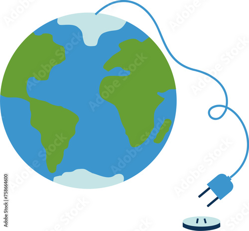 Earth Hour Illustration