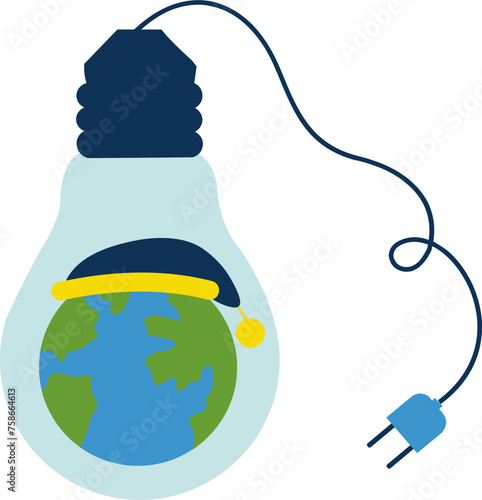 Earth Hour Illustration