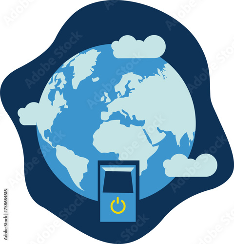 Earth Hour Illustration