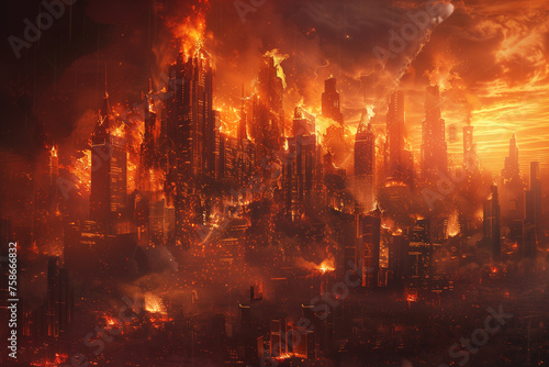 Cities aflame as chaos reigns and civilization crumbles