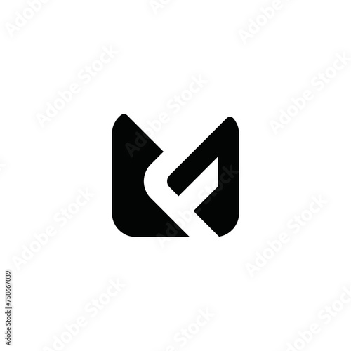 M F / F M, Initial logo template vector