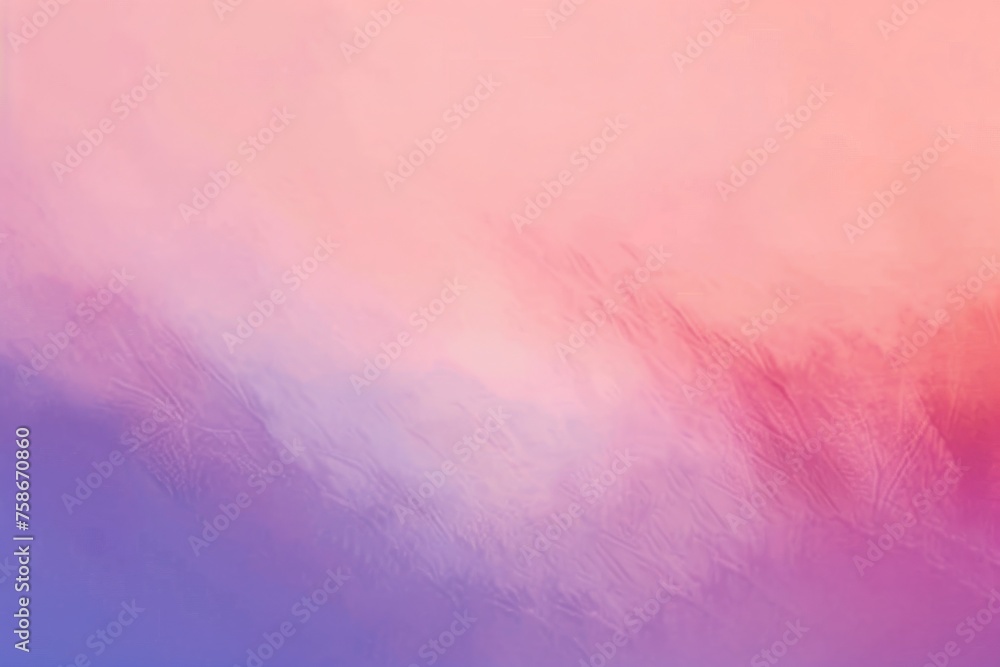 Abstract vibrant pastel pink peach fuzz and very peri pantone purple gradient background. Texture flowing from pastel pink to purple, evoking a sense of calmness and serenity in the viewer's mind - obrazy, fototapety, plakaty 