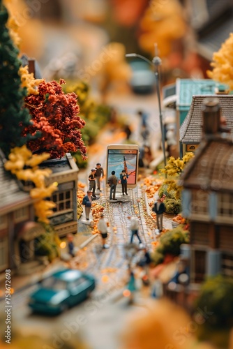 A vibrant miniature world where your product reigns supreme