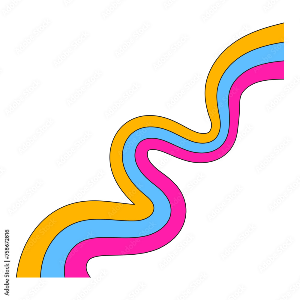 Psychedelic Retro Rainbow Psychedelic Retro Rainbow