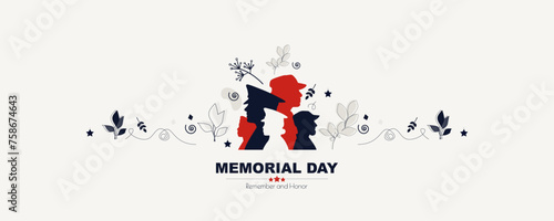 Memorial Day banner.	