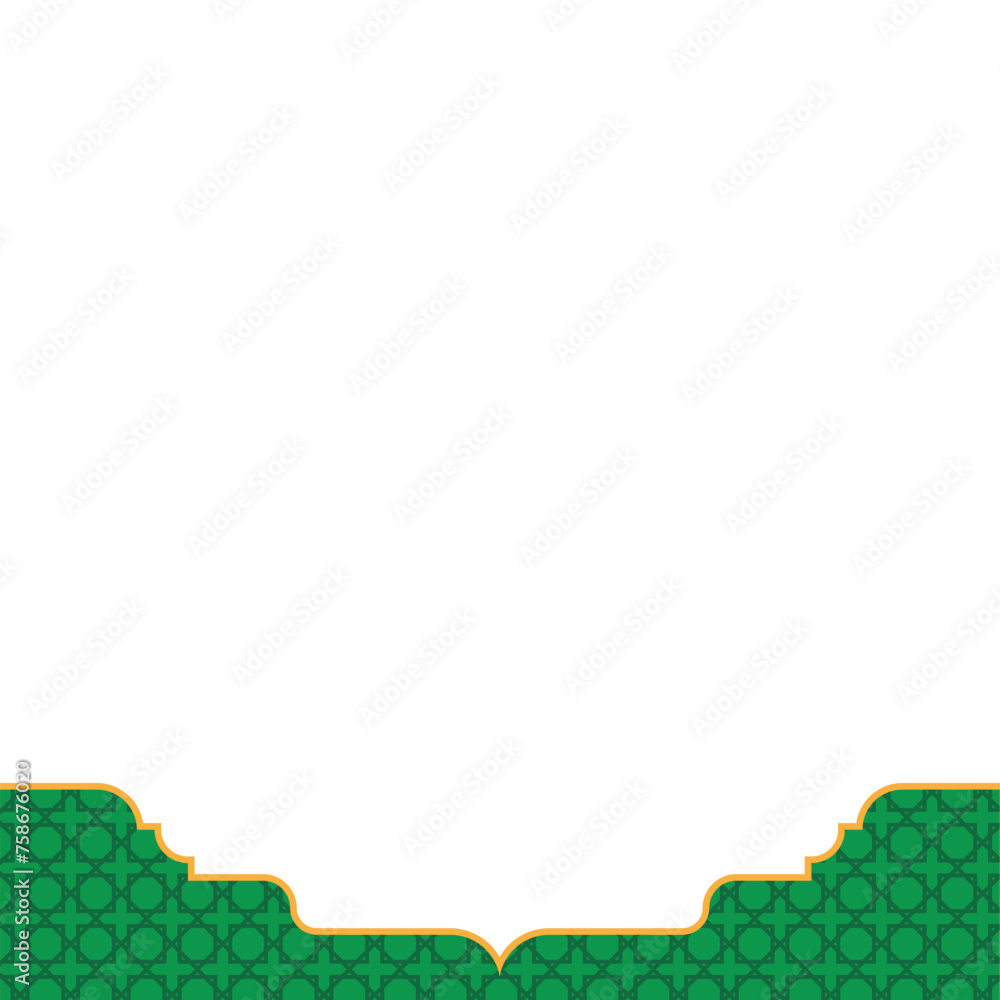 Obraz premium Ramadhan Footer