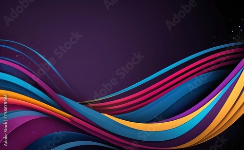 Abstract background with colour line 