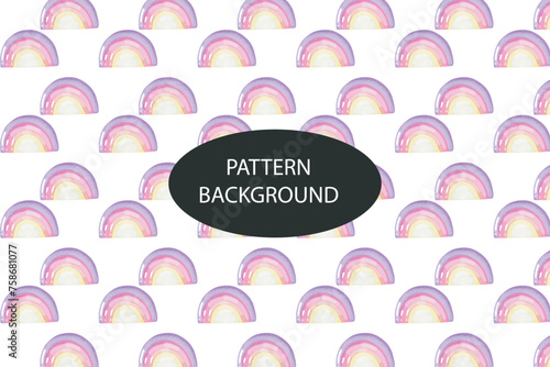 Fotografie rainbow  pattern isolated on white background. textile rainbow