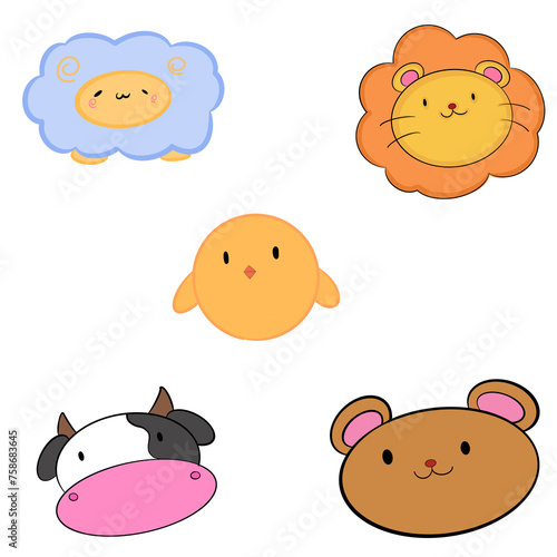 set of animals