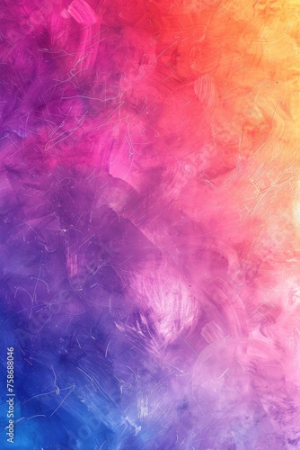 Abstract vibrant pastel pink peach fuzz and very peri pantone purple gradient background. Texture flowing from pastel pink to purple, evoking a sense of calmness and serenity in the viewer's mind