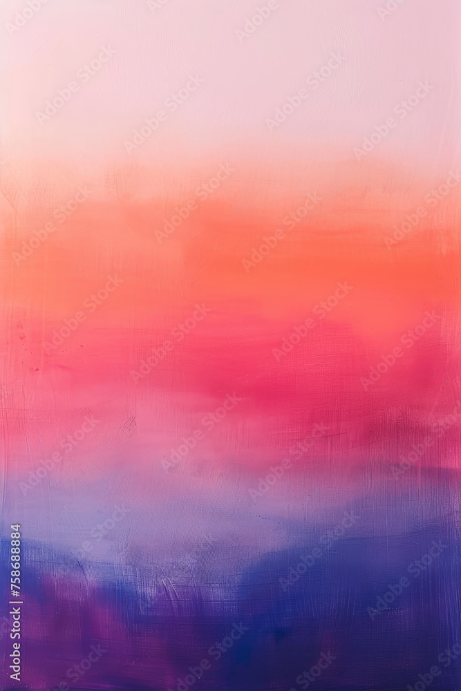 Abstract vibrant pastel pink peach fuzz and very peri pantone purple gradient background. Texture flowing from pastel pink to purple, evoking a sense of calmness and serenity in the viewer's mind
