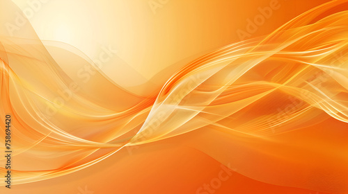 Abstract yellow curve wave with line textured background, orange dynamic waves whit motion effects. abstract design 