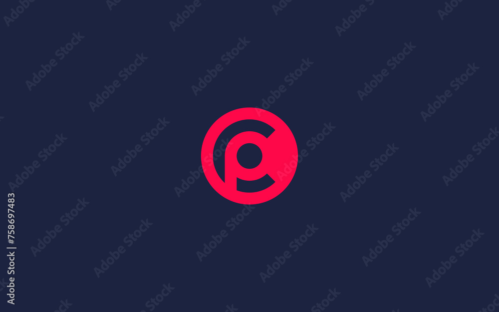 letter cp with circle logo icon design vector design template inspiration letter cp with circle logo icon design vector design template inspiration