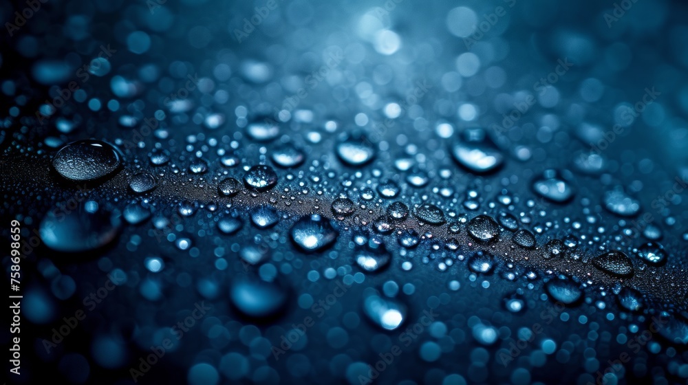 Raindrops background, featuring a close-up view of glistening water droplets on a surface. Raindrops background, featuring a close-up view of glistening water droplets on a surface.