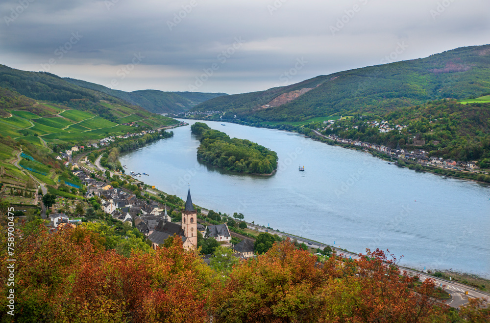 Lorch, village by the Rhine in Germany