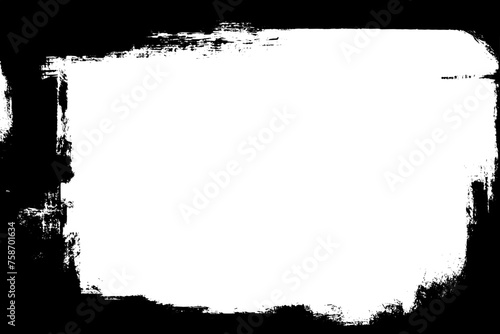 Artistic universal black and white abstract grunge. Decorative elements for design