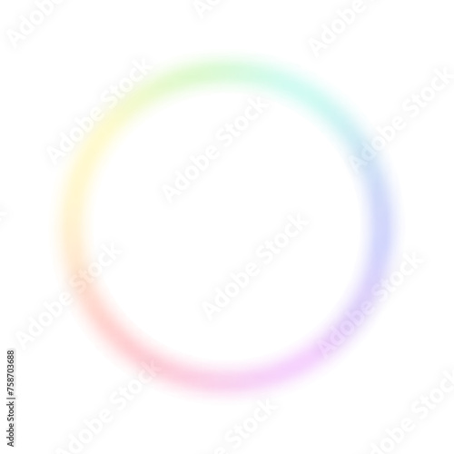 Radial rainbow gradient circular swirl, color spectrum in a vibrant wheel, RGB gradation. Flat vector illustration isolated on white background.