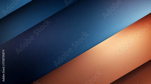abstract background, gradient from blue to orange, lines, minimalism, graphic, design, horizontal © G_Art