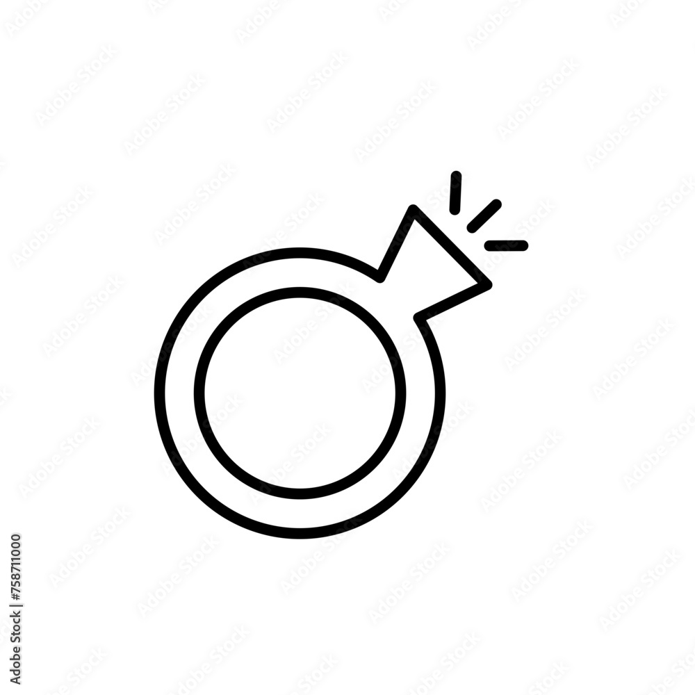 whoopee cushion line icon whoopee cushion line icon