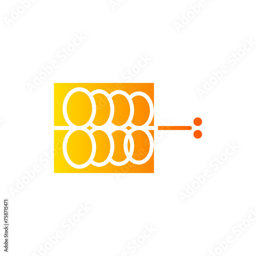 denture gradient icon