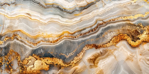 Marble texture with elegant gold streaks for a luxurious and sophisticated background