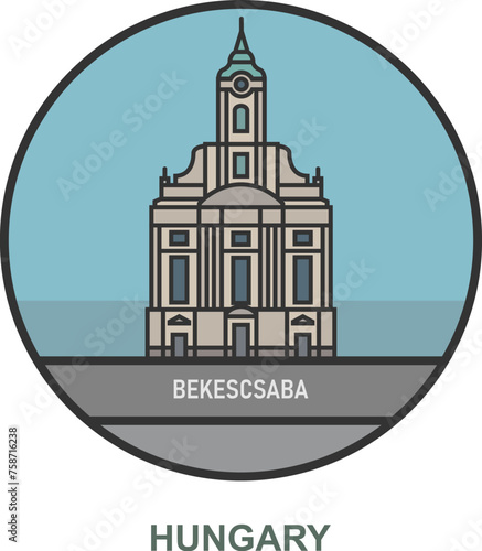 Bekescsaba. Cities and towns in Hungary