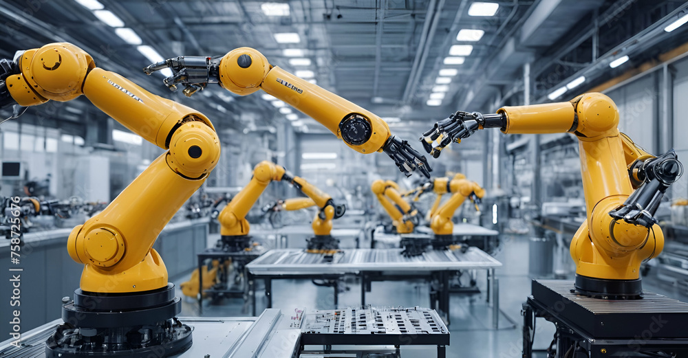 robot working in industry.