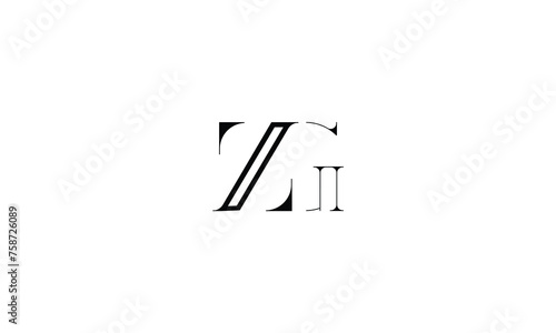 ZG  GZ  Z  G  Abstract letters Logo monogram