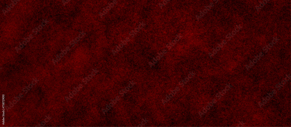 Fototapeta premium Abstract old grunge red and black wall background texture. Dark Red horror scary background. grunge horror texture concrete. marbled texture. Old and grainy red paper texture, vector, illustration.