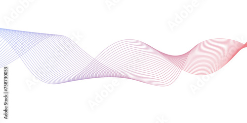 Abstract background wave line in vector business texture. Pattern line blend curve waves flow futuristic background. 
