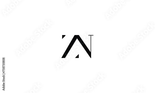 ZN, NZ, Z, N, Abstract Letters Logo monogram