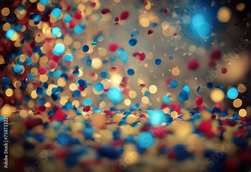 Confetti Celebration stock photo