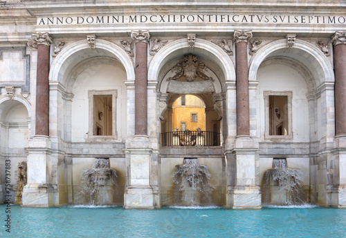 Acqua Paola Fountain in Rome, Italy