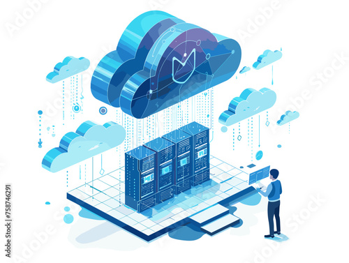  A cloud computing specialist configures virtual machines on a cloud platform ensuring scalability and efficiency for an application. 