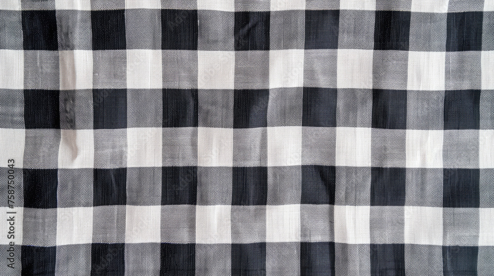 black and white checkered fabric texture black and white checkered fabric texture