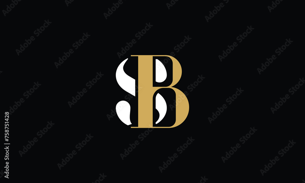 SB, BS, S, B, Abstract Letters Logo Monogram SB, BS, S, B, Abstract Letters Logo Monogram