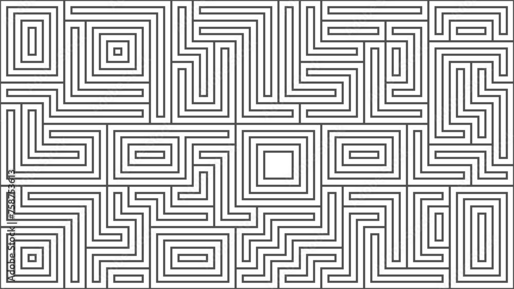 Abstract seamless pattern of horizontal and vertical lines. imitation of a maze. Background template for design and creativity Abstract seamless pattern of horizontal and vertical lines. imitation of a maze. Background template for design and creativity